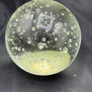 glass ball paperweight